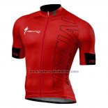 2016 Fahrradbekleidung Specialized Hell Rot und Shwarz 1 (2) Trikot Kurzarm und Tragerhose